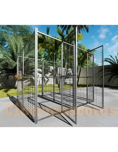 Jaula para perro 2x2 metros partida Jaula para perro 2x2 metros partida