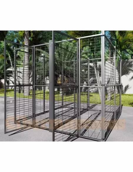 Jaula para perro 2x2 metros partida Jaula para perro 2x2 metros partida