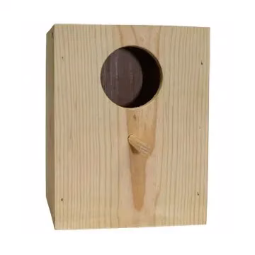 Nido de madera para Loro