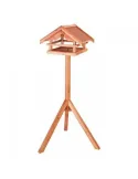 Comedero Madera Pajaros Jardin