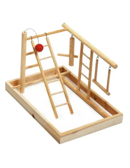 Gimnasio para periquitos y agapornis