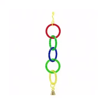 Juguete aros olímpicos para periquitos