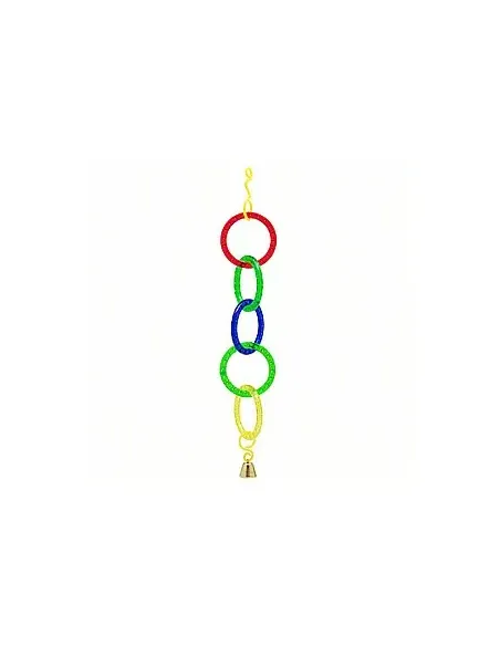Juguete aros olímpicos para periquitos