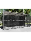 Voladero loro 3x2 con opacos y malla