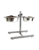 Comedero con Soporte Exterior Doble