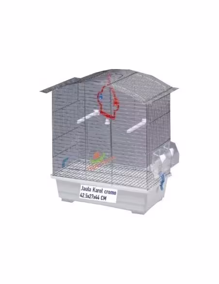 JAULA KAROL CROMO | CiberMascotas JAULA KAROL CROMO | CiberMascotas