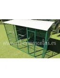 Voladero de jardin 3x2 con 5 opacos