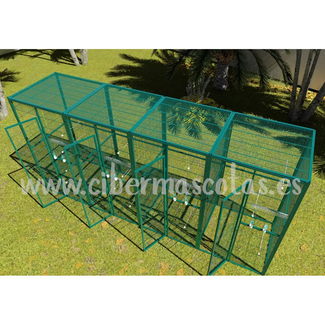 Voladero 4x1 con 4 divisiones