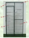 PANELES PVC PARA PANELES VOLADEROS CON PUERTA