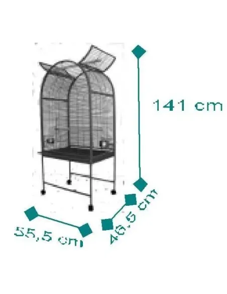 Jaula Loro nº25 | CiberMascotas Jaula Loro nº25 | CiberMascotas
