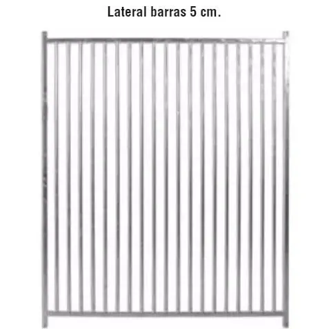 Lateral barrotes 5 cm para boxes de perros