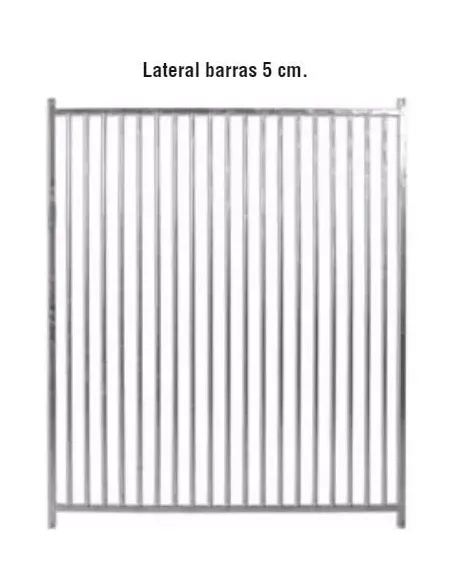 Lateral barrotes 5 cm para boxes de perros