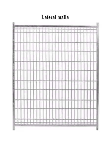 Lateral de malla para boxes para perros