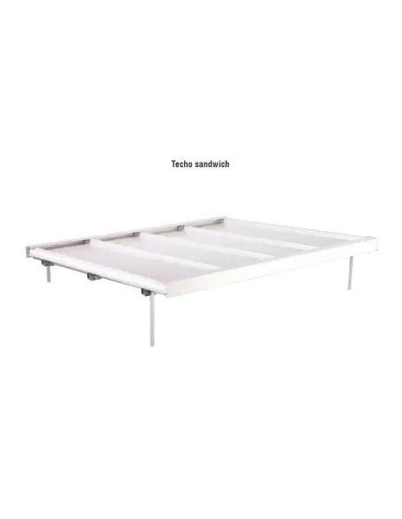 Techo sandwich aislante para boxes para perros