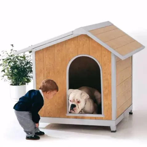 Caseta para perros super grande PVC