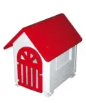 Caseta de plastico para perro con puerta
